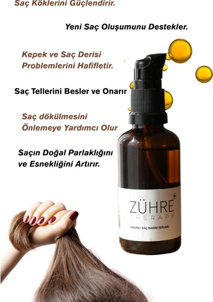 Onarıcı Saç Bakım Serumu Doğal Içerik modelleri