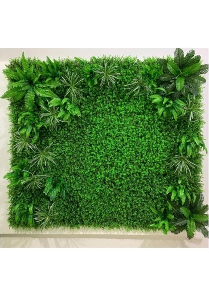 10 Adet Duvar Uygulaması Yapay Şimşir Yeşillik 40*60 cm fiyatları