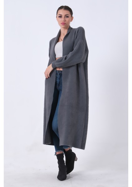 Antrasit Uzun Triko Hırka 46892476.315