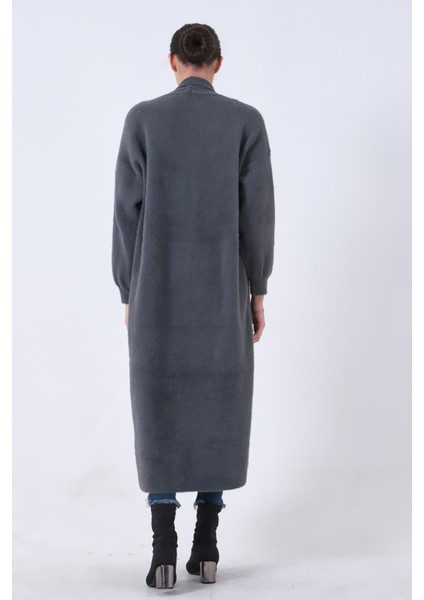 Antrasit Uzun Triko Hırka 46892476.315 indirimleri