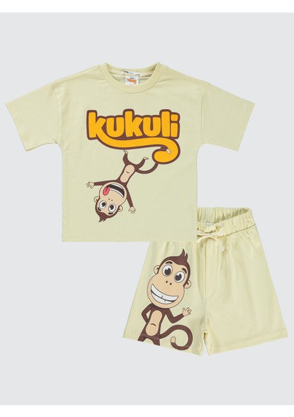 Erkek Çocuk Takım 2-5 Yaş Taş Rengi