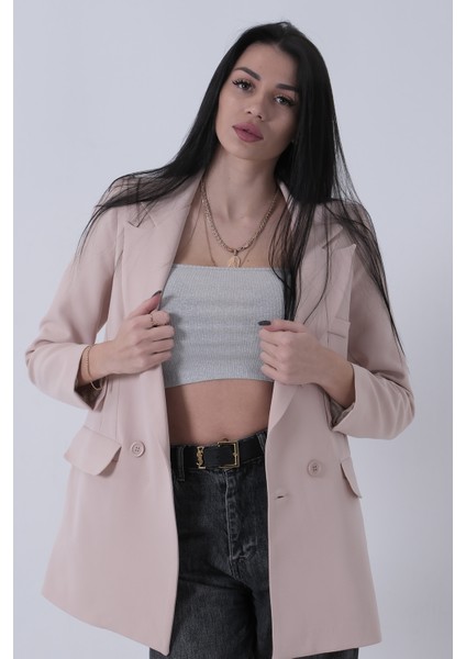 Taş Kruvaze 2 Düğmeli Flato Cep Detaylı Ceket 3971560.50