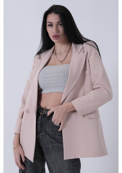 Taş Kruvaze 2 Düğmeli Flato Cep Detaylı Ceket 3971560.50