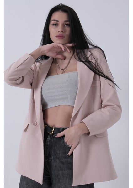 Taş Kruvaze 2 Düğmeli Flato Cep Detaylı Ceket 3971560.50 modelleri