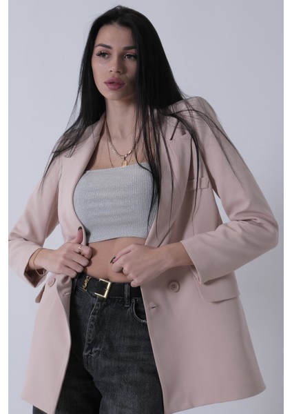 Taş Kruvaze 2 Düğmeli Flato Cep Detaylı Ceket 3971560.50 fırsatları