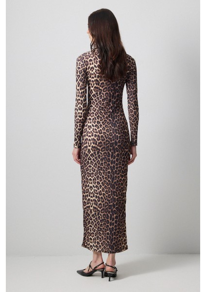 Leopar Desenli Elbise fırsatları