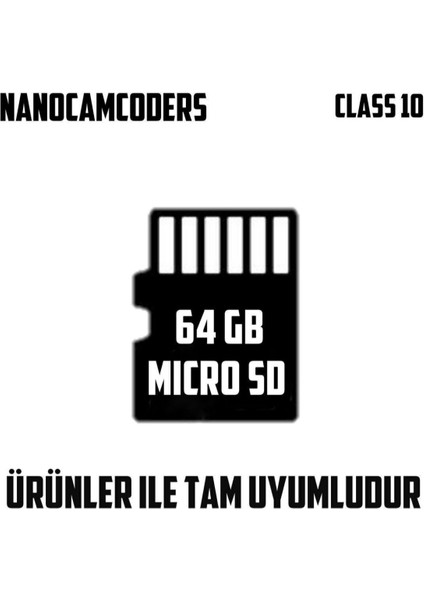 NANO-HK64 Microsd ( 10 Gün Kayıt Depolama )