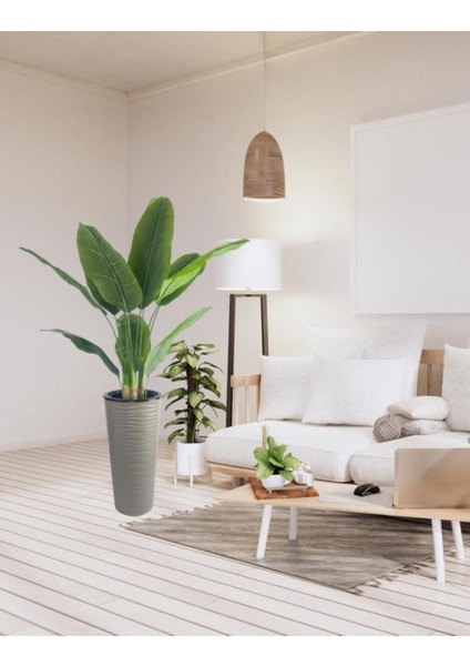 Yapay Starliçe Muz Ağacı Dore Kumsal Vazoda Muz Ağacı Yapay Starliçe 150 cm 12 Yaprak fiyatları