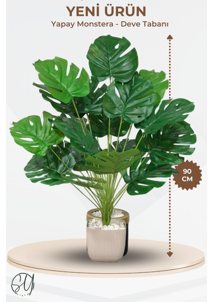 Yapay Deve Tabanı (Monstera Ağacı) 85 cm