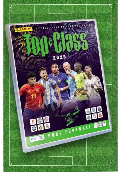 Fıfa Top Class Adrenalyn Mega 2025 Başlangıç Paketi Futbolcu Kartları Dergi Albümü + 1 Box 56 Kart