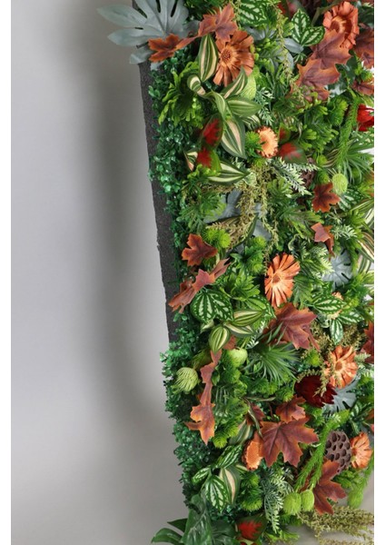 Yapay Dikey Bitki Hazır Duvar Paneli 50 x 100 cm Model 2