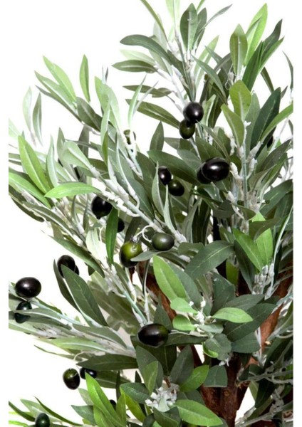 Yapay Zeytin Ağacı 120 cm Tek Gövdeli Doğal Gerçek Görünümlü Yapay Ağaç