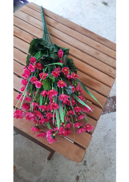 Pembe Yapay Demet Papatya Buketi