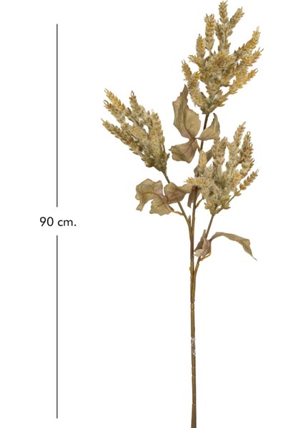 Yapay Çiçekli Bitki Pampas Yeşil 90 cm .