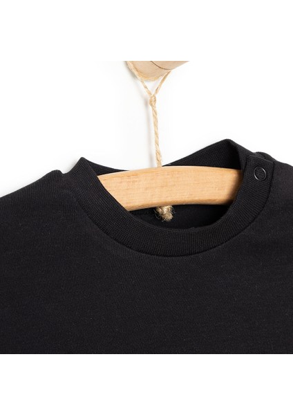 Unisex Tişört Interlok Çıtçıtlı Bisiklet Yaka Uzun Kol fiyatları