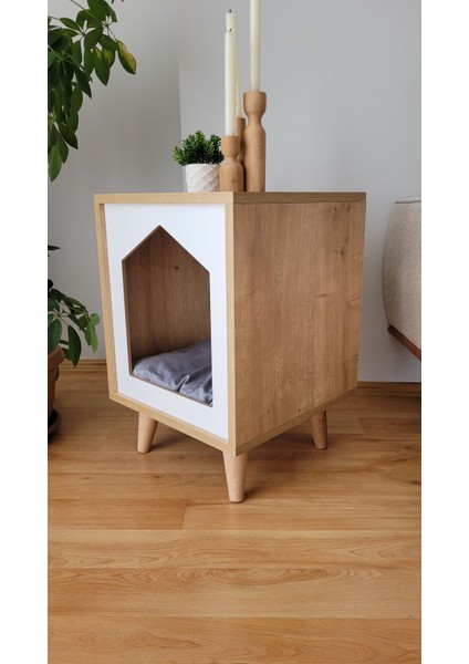Kedi Evi & Ahşap Kedi Evi 40X40 cm fırsatları