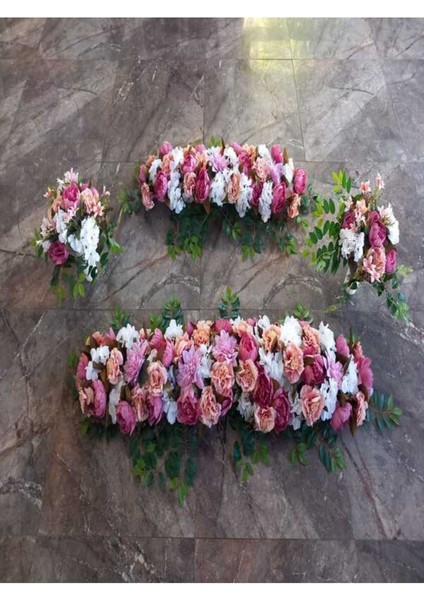 Set Olarak 2 Adet Tag Çiçeği ve 2 Adet Vazo Çiçeği modelleri