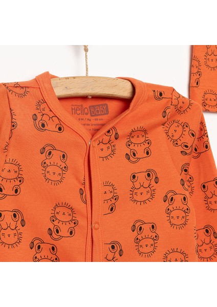 Yenidoğan Hayvanlar Baskılı Erkek Tulum-Şapka Erkek Bebek modelleri