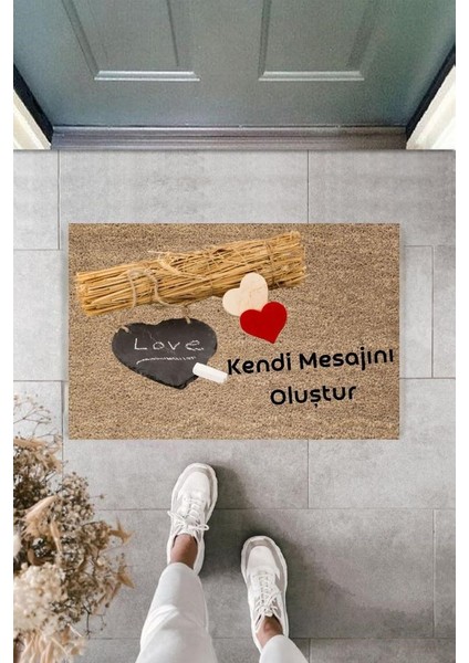 Dijital Baskı Kişiye Özel Iç Kapı Dekorasyon Paspas PS11248