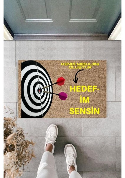 Dijital Baskı Kişiye Özel Iç Kapı Dekorasyon Paspas PS11285