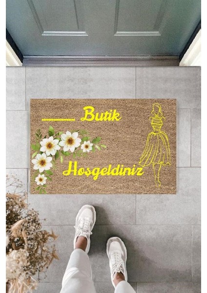 Dijital Baskı Kişiye Özel Iç Kapı Dekorasyon Paspas PS11271