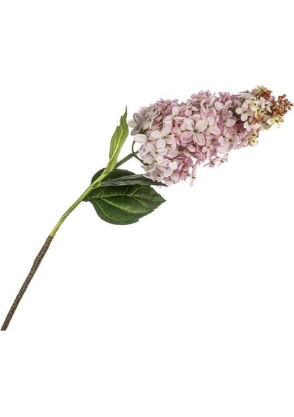 Pembe Bahar Çiçeği Yapay Çiçek 82 cm Dekoratif Gerçekçi Yeşil Yapraklı Doğa Tazelik Ev Için 1 Adet