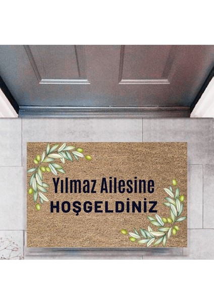 Kapı Önü Paspası Dekoratif Dijital Baskı Kişiye Özel P-2451