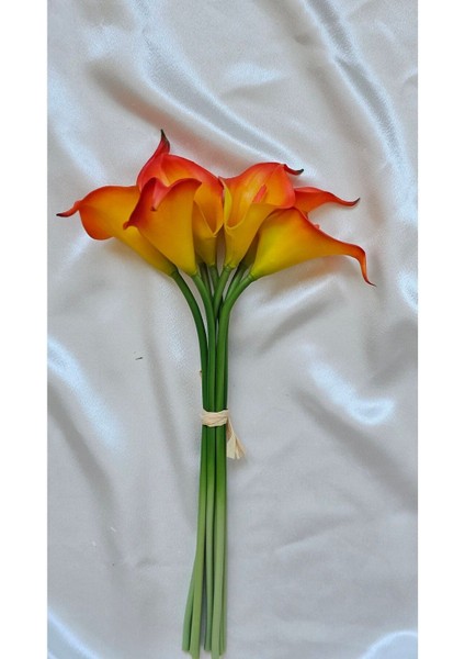 Yapay Calla Galla Gala Çiçeği Turuncu 35 cm . fiyatları