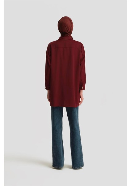 Gömlek ORTD8300-1 Bordo