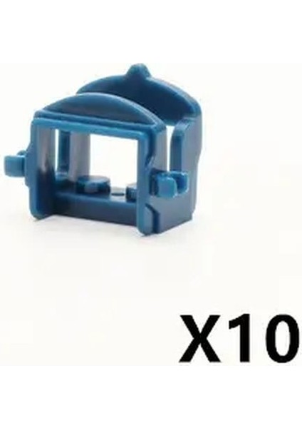 Askeri Savaş At Yapı Blokları Ortaçağ Şövalyeleri Figürler Süvari Mount Hayvan At Aksesuarları Saddles Halat Blokları Oyuncaklar C360 Renk: MAVI-10PCS (Yurt Dışından)