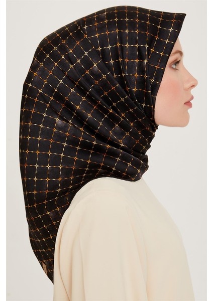 Soyut Desenli Twill Saf İpek Eşarp 9259D 01 09 fiyatları