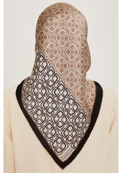 Klasik Desenli Sura Saf İpek Eşarp 9248D 80 32 fırsatları