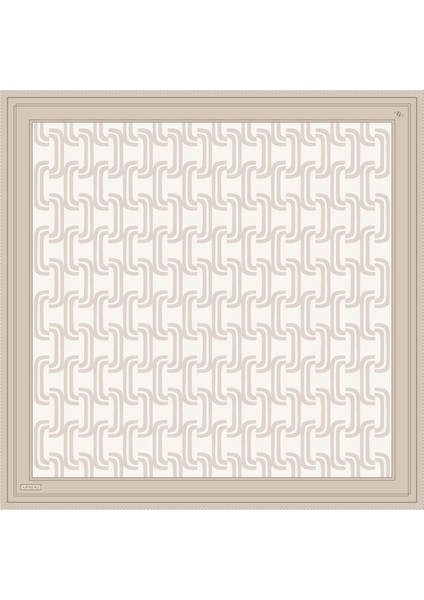Klasik Desenli Saf İpek Twill Eşarp 9348 34 fırsatları