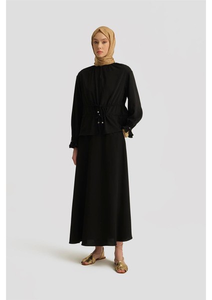 Çift Kemerli Takım 25Y6016 Siyah modelleri