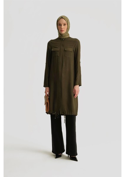 Iki Cepli Tunik 25YH4217 Haki