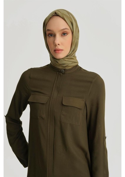 Iki Cepli Tunik 25YH4217 Haki modelleri