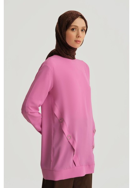 Aksesuar Detaylı Tunik 25YT415 Pembe modelleri