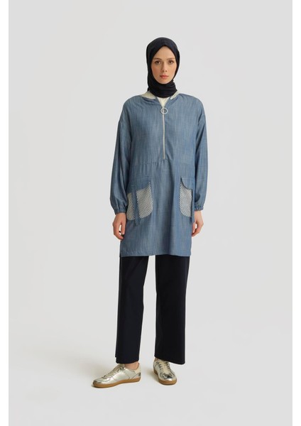 Tunik 24YT473 İndigo
