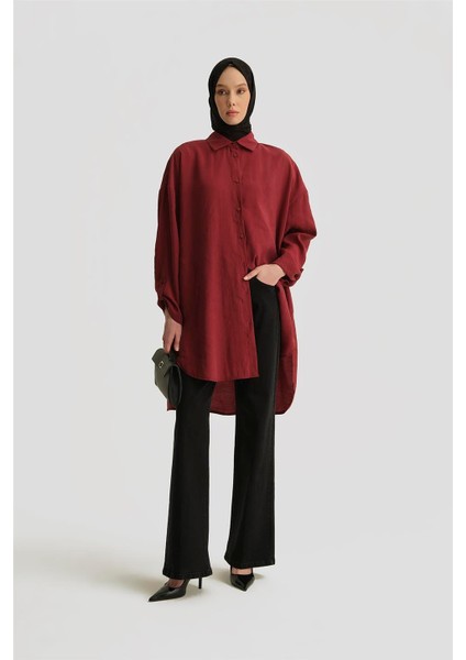 Modal Basic Tunik 25YD4232 Bordo fiyatları