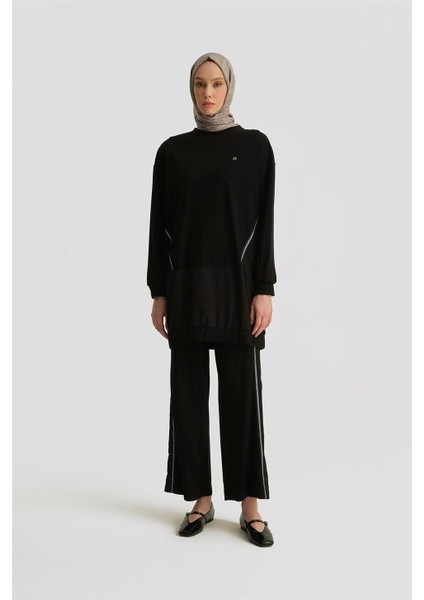 Biye Detaylı Takım 25YT623 Siyah