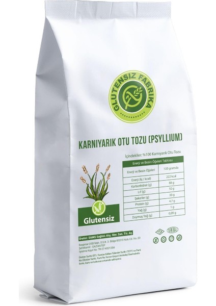 Karnıyarık Otu Tozu (Psyllium) 300 gr