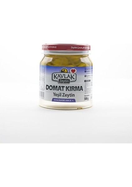 Kavlak Domat Kırma Yeşil Zeytin 500 gr