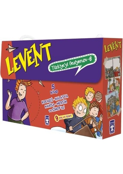 Levent Türkiye'yi Geziyorum Set 6 - 5 Kitap