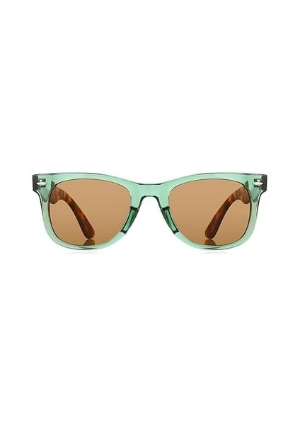 Jack Green Leopard Brown Kadın Güneş Gözlüğü