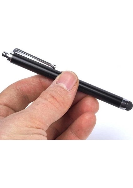 Dokunmatik Uçlu Tablet-Telefon-Akıllı Tahta Kalemi Siyah