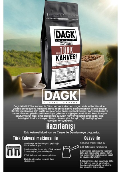 Türk Kahvesi 250 gr Nitelikli
