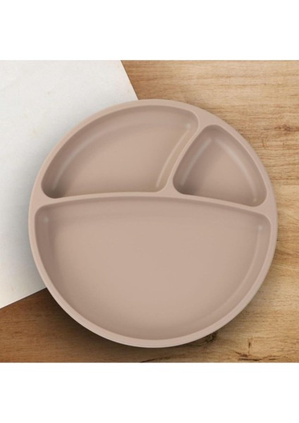 Silikon Tabak Vakum Tabanlı Porsiyon - Bubble Beige