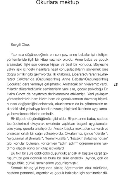 Konuş ki Dinlesin, Dinle ki Konuşsun - Adele Faber - Elaine Mazlish