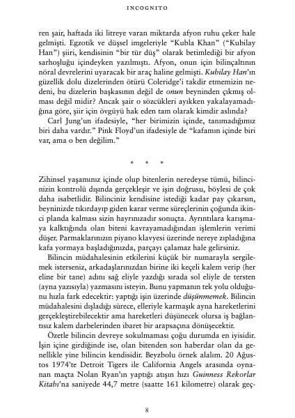 Incognito - Beynin Gizli Hayatı - David Eagleman