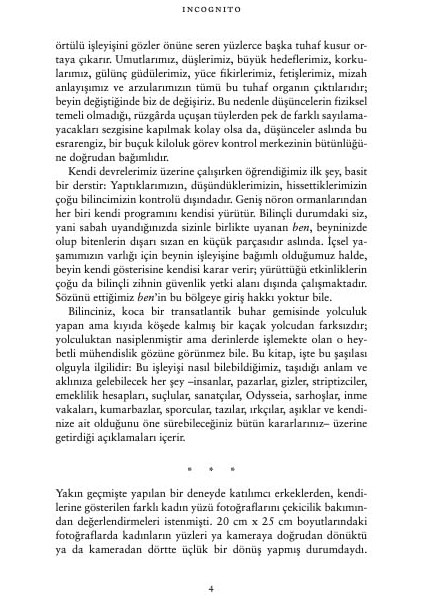 Incognito - Beynin Gizli Hayatı - David Eagleman